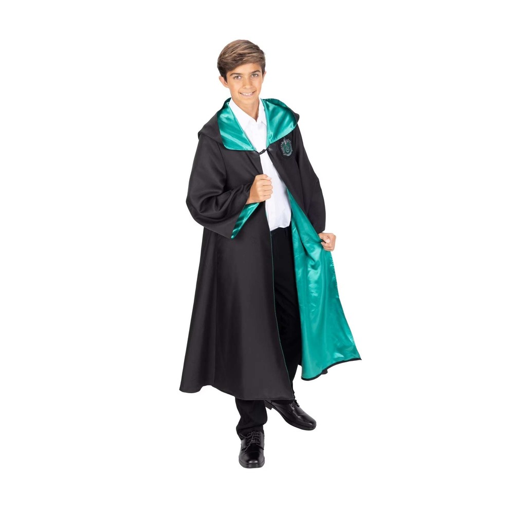 NEW Harry Potter Boys or Girls Hogwarts Slytherin Cosplay Robe Halloween Costume